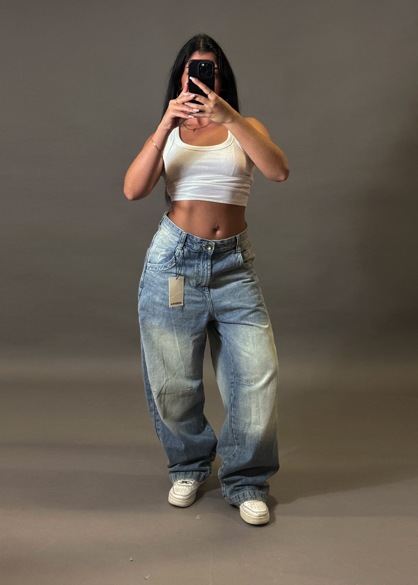 BERSHKA SUPER BAGGY JEANS