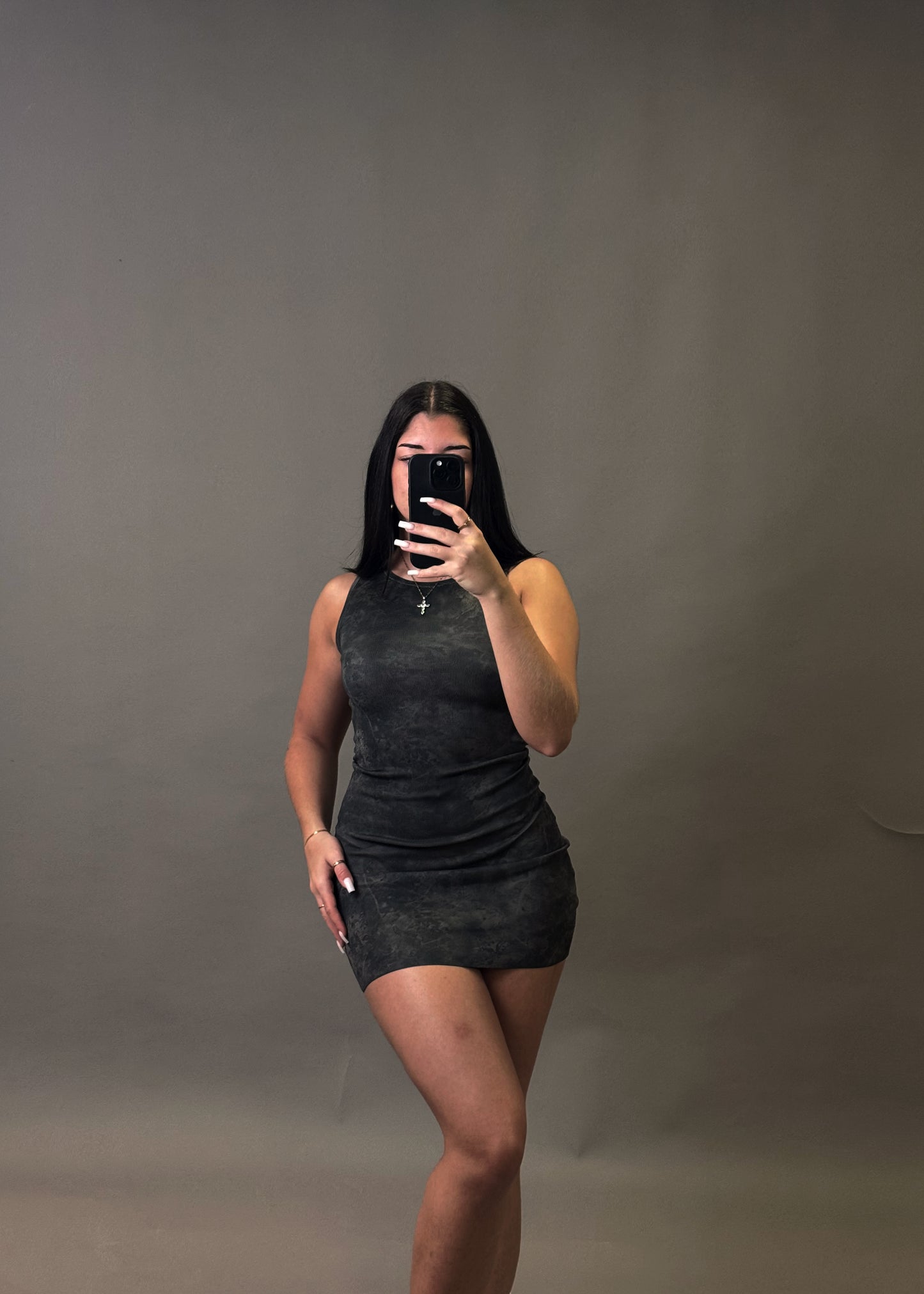 ZARA DARK GREY DRESS
