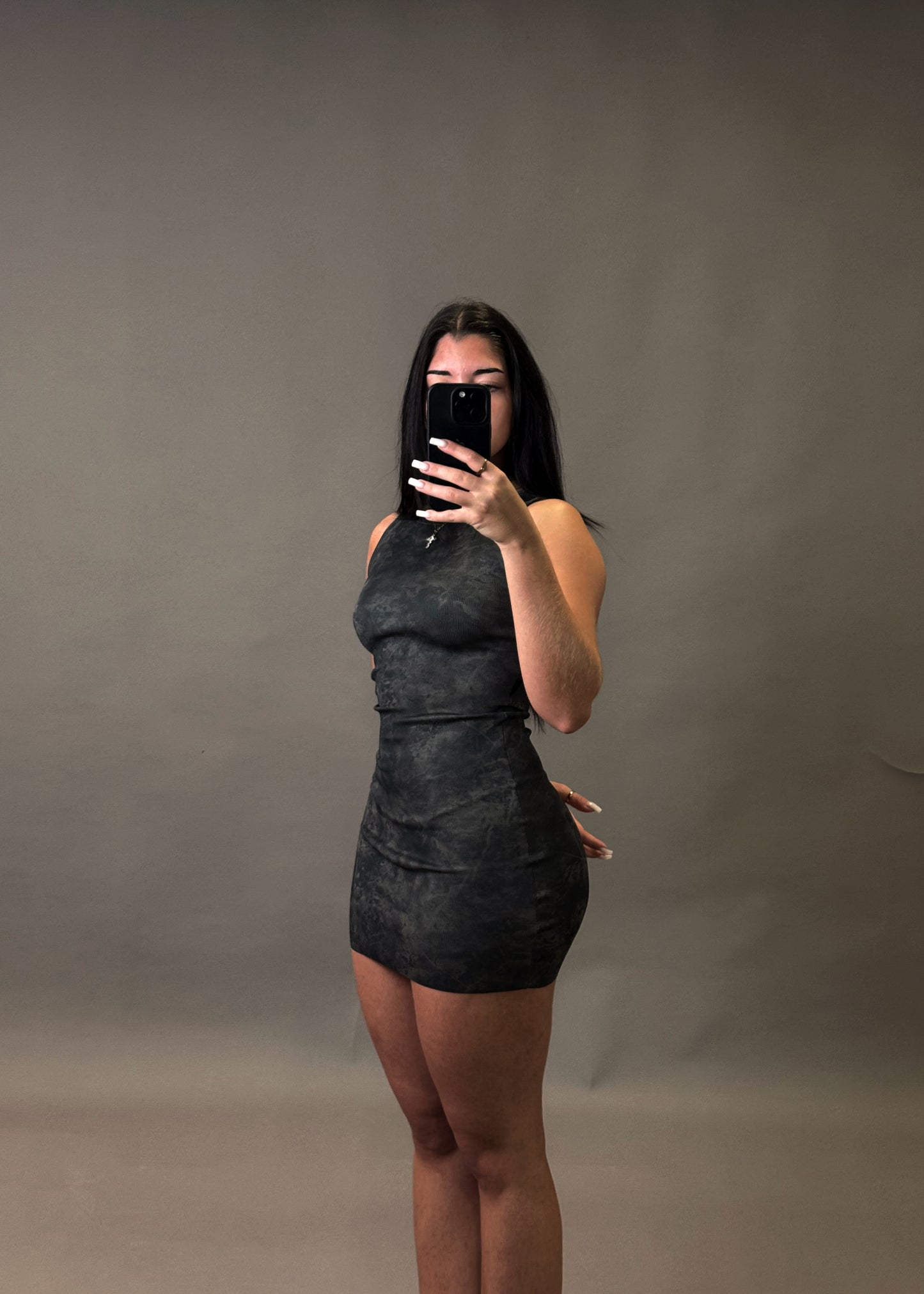 ZARA DARK GREY DRESS