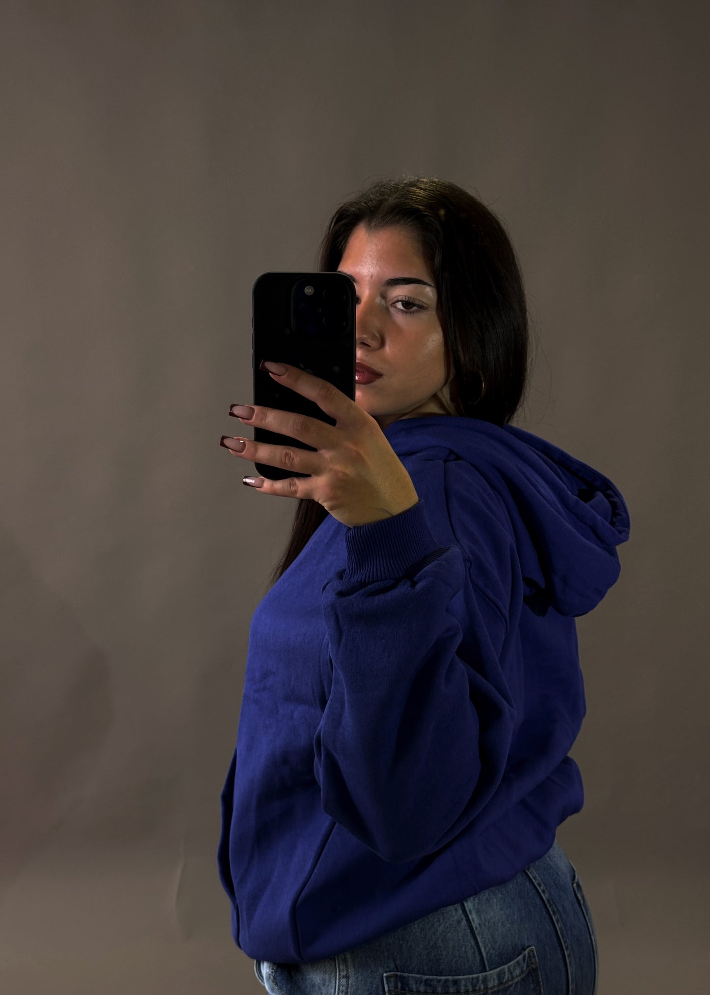 JENNIFER BLUE HOODIE
