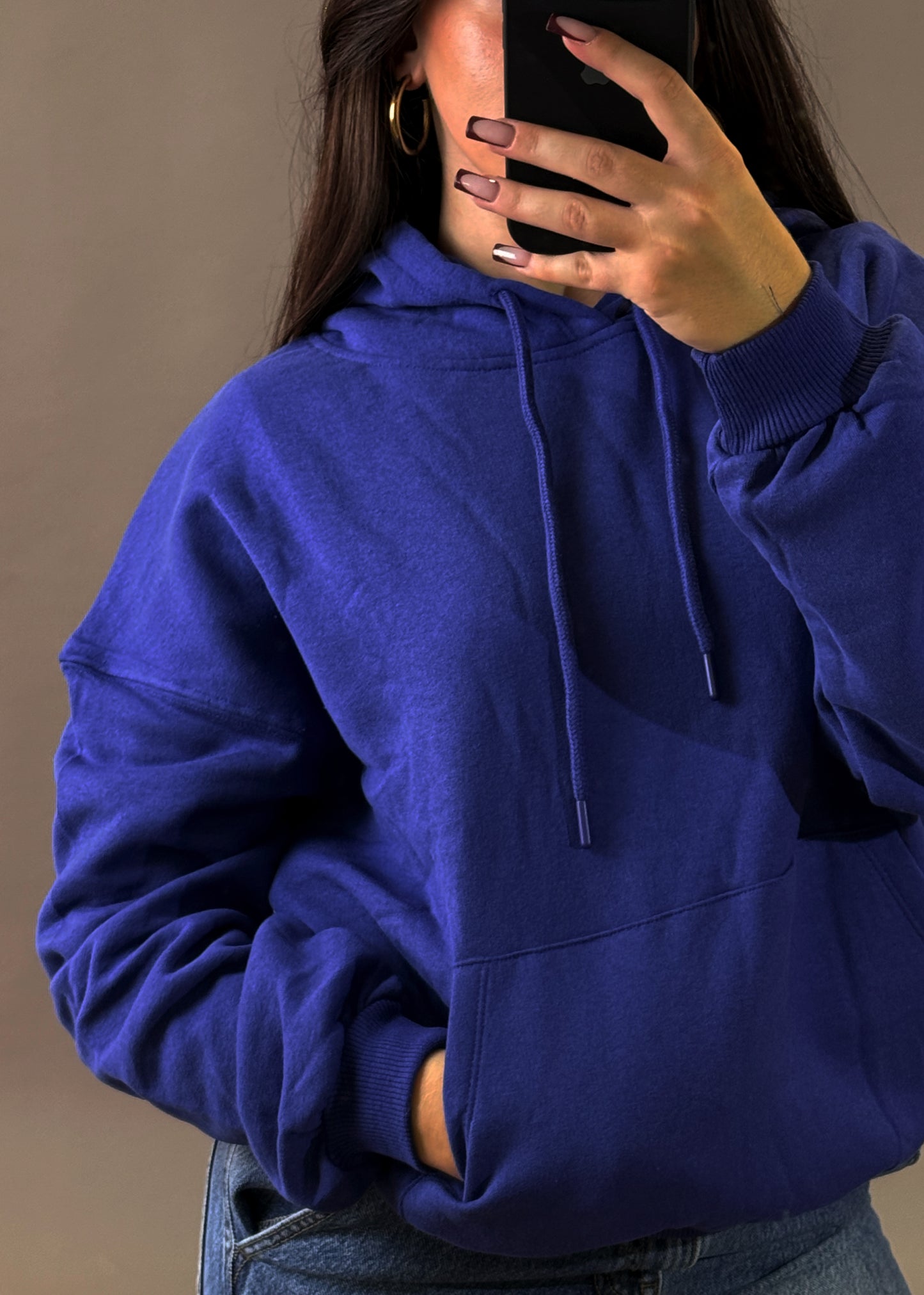 JENNIFER BLUE HOODIE