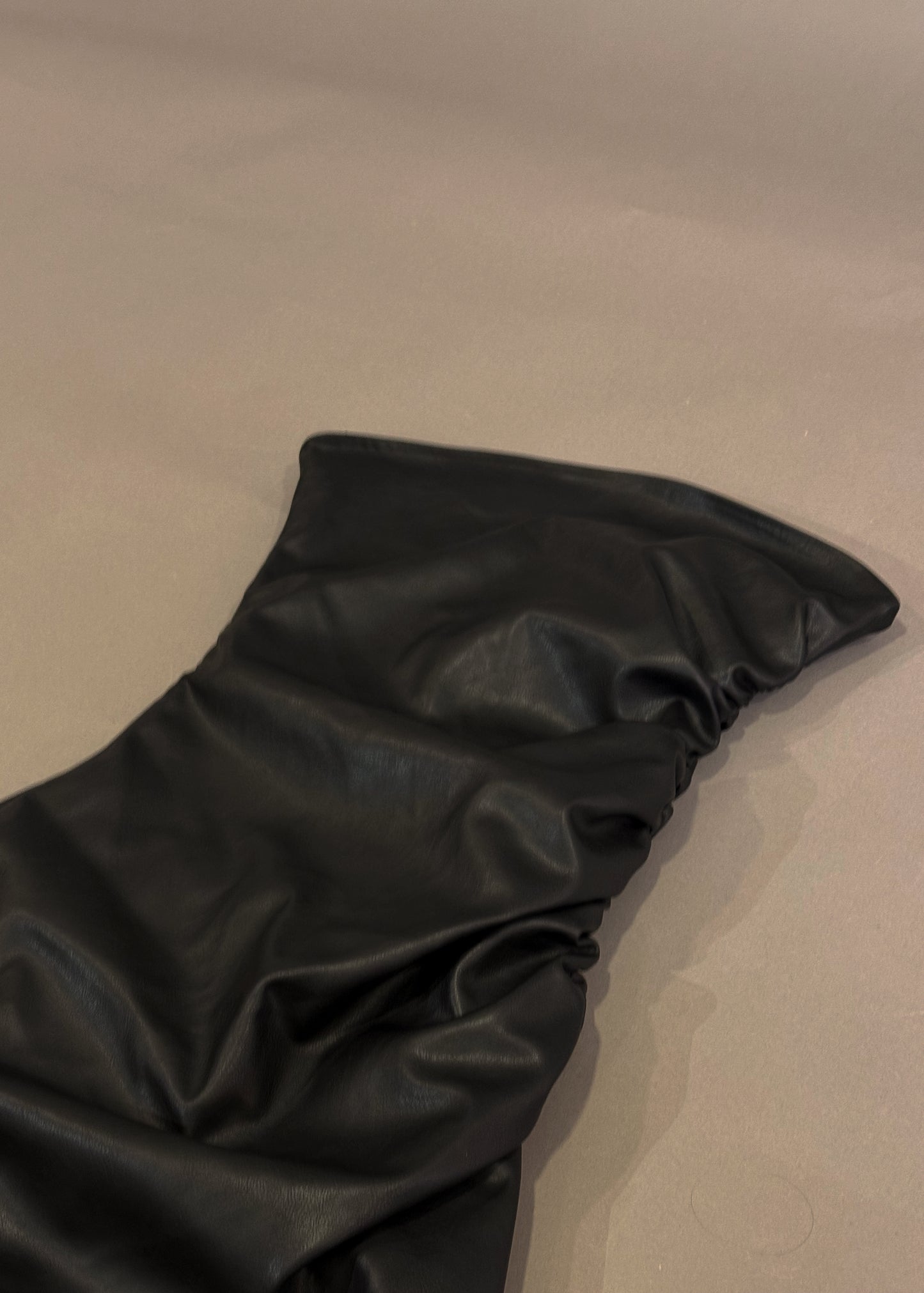 ZARA BLACK LEATHER DRESS