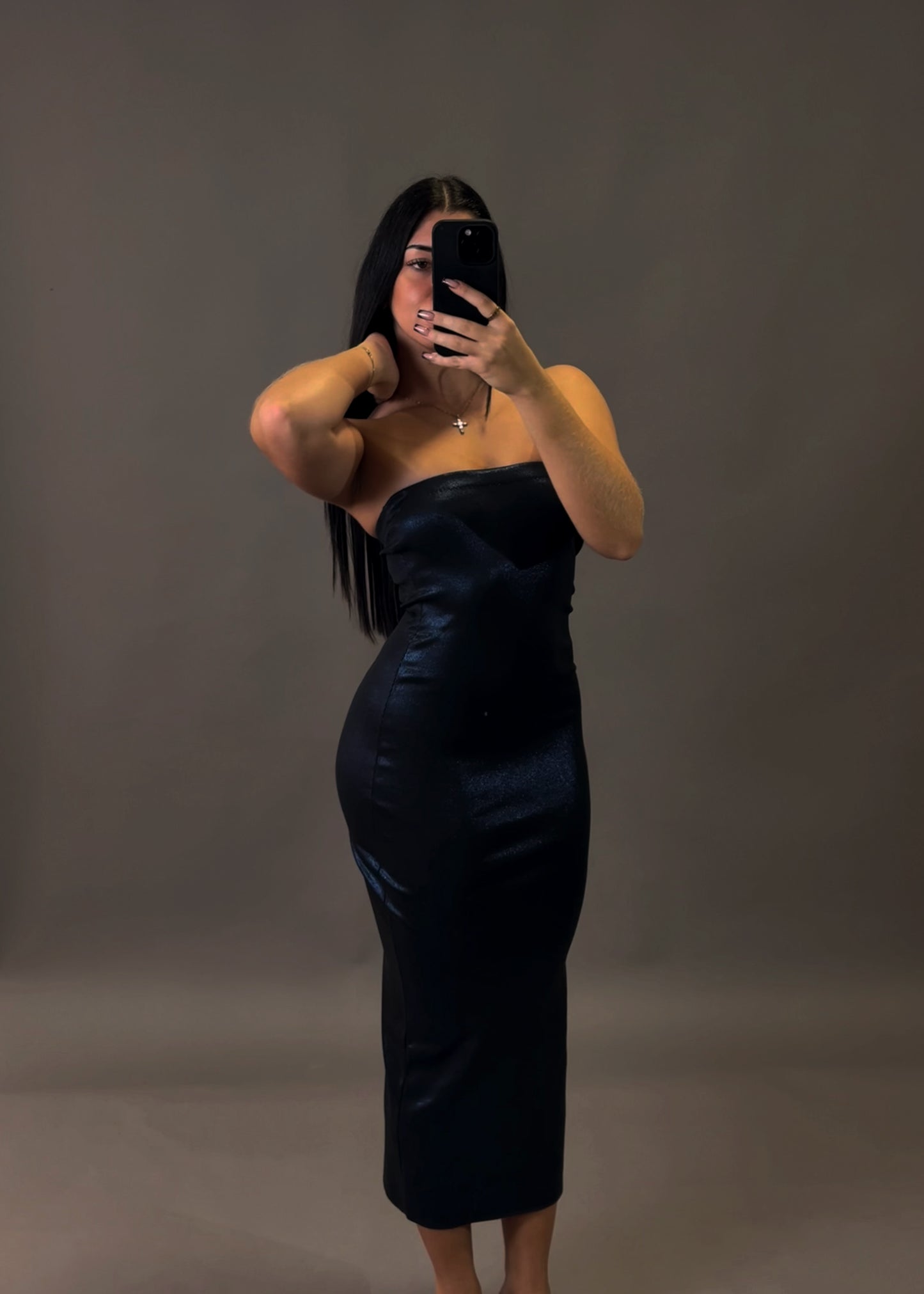 ZARA STRAPLESS DRESS