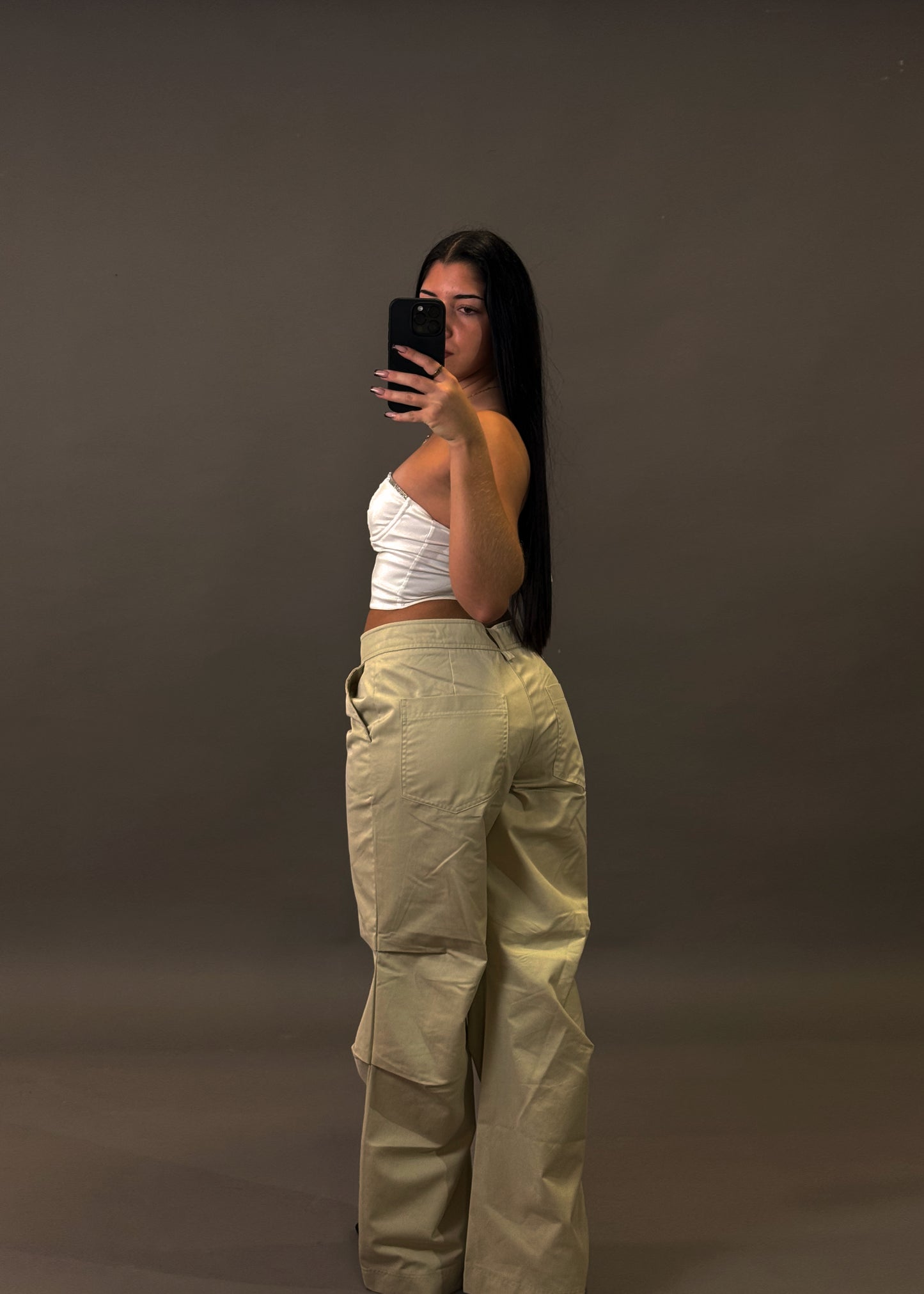 ZARA STRAIGHT LEG TROUSERS
