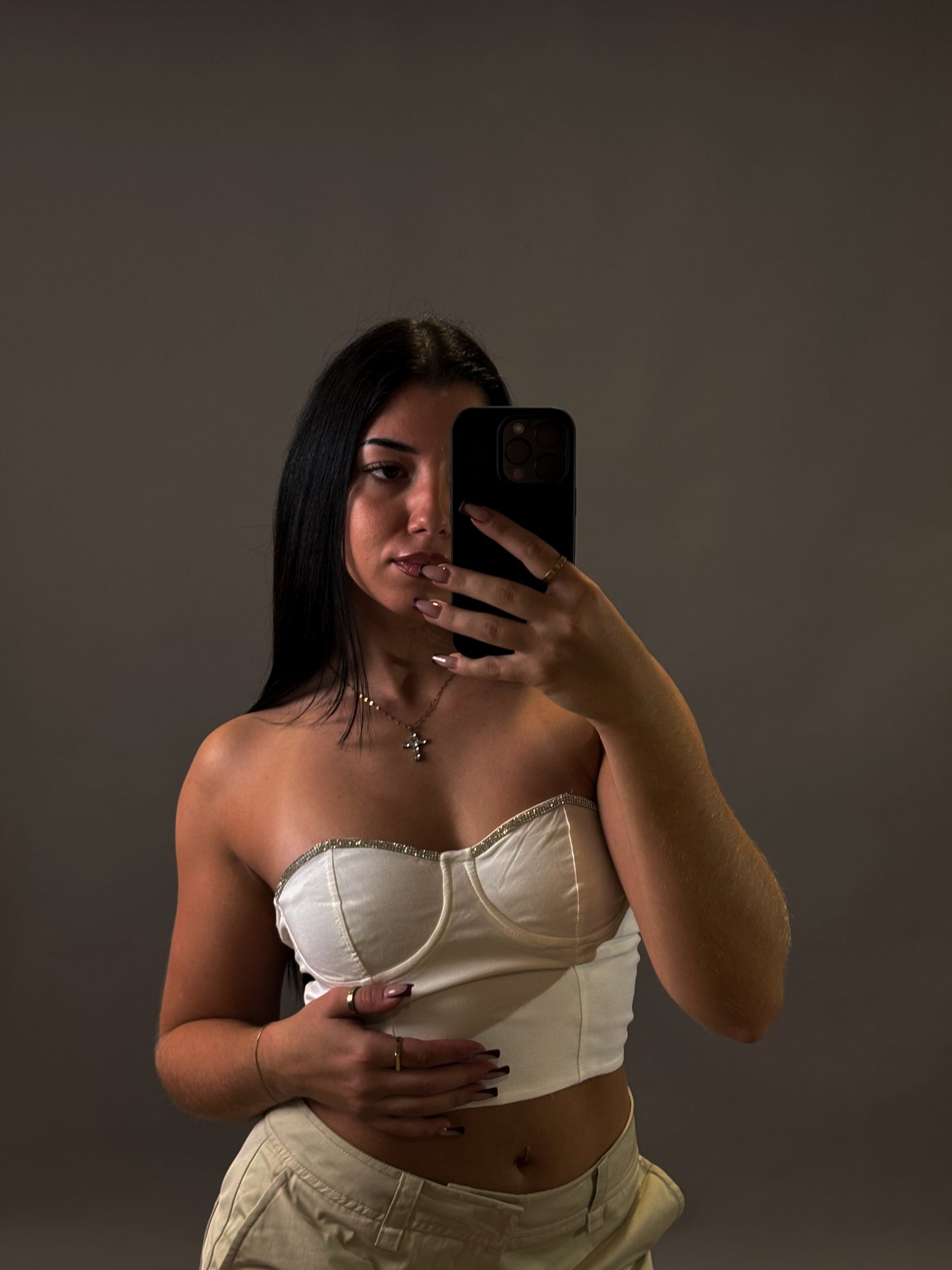 ZARA CORSET PARTY TOP