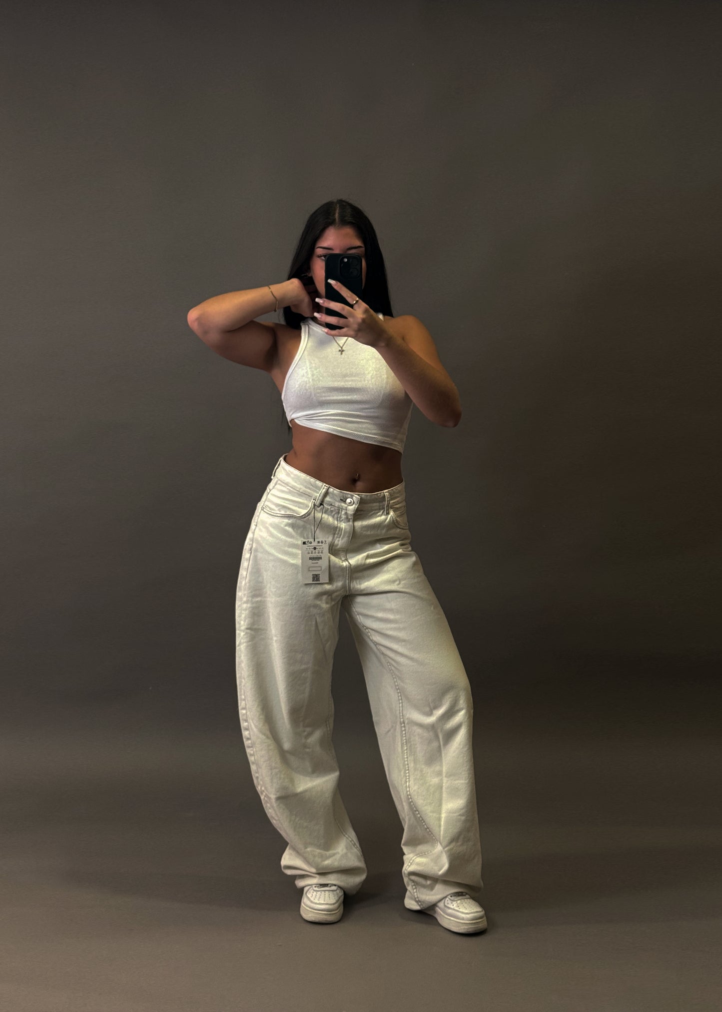 BERSHKA WIDE BALLON JEANS