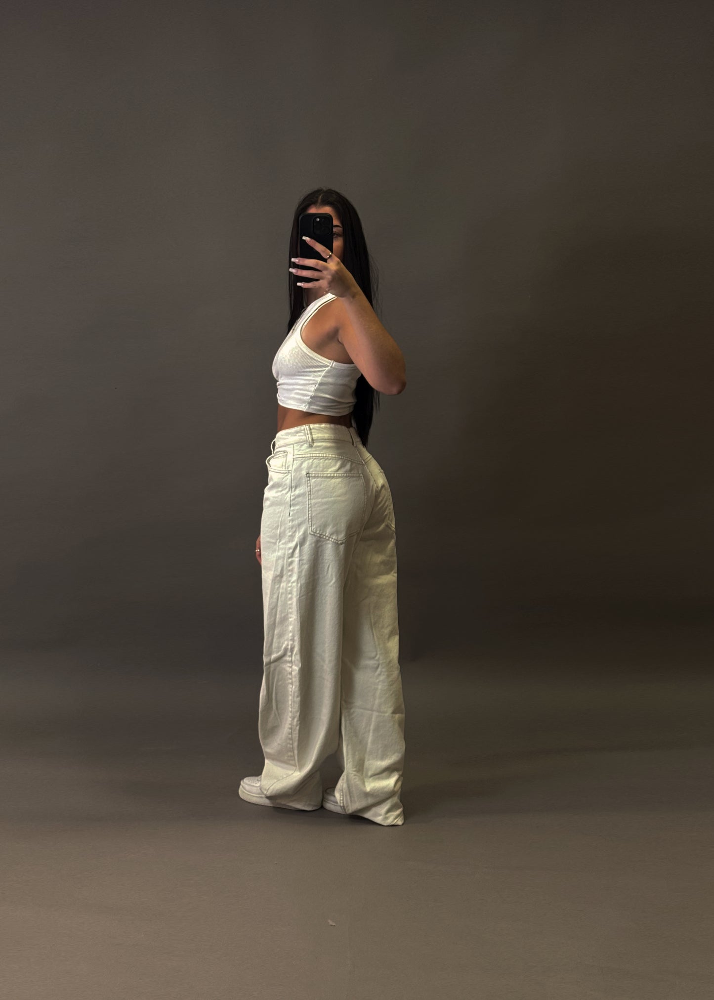 BERSHKA WIDE BALLON JEANS