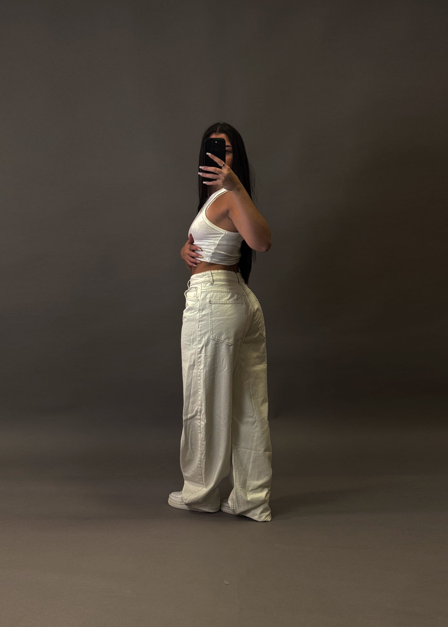BERSHKA WIDE BALLON JEANS
