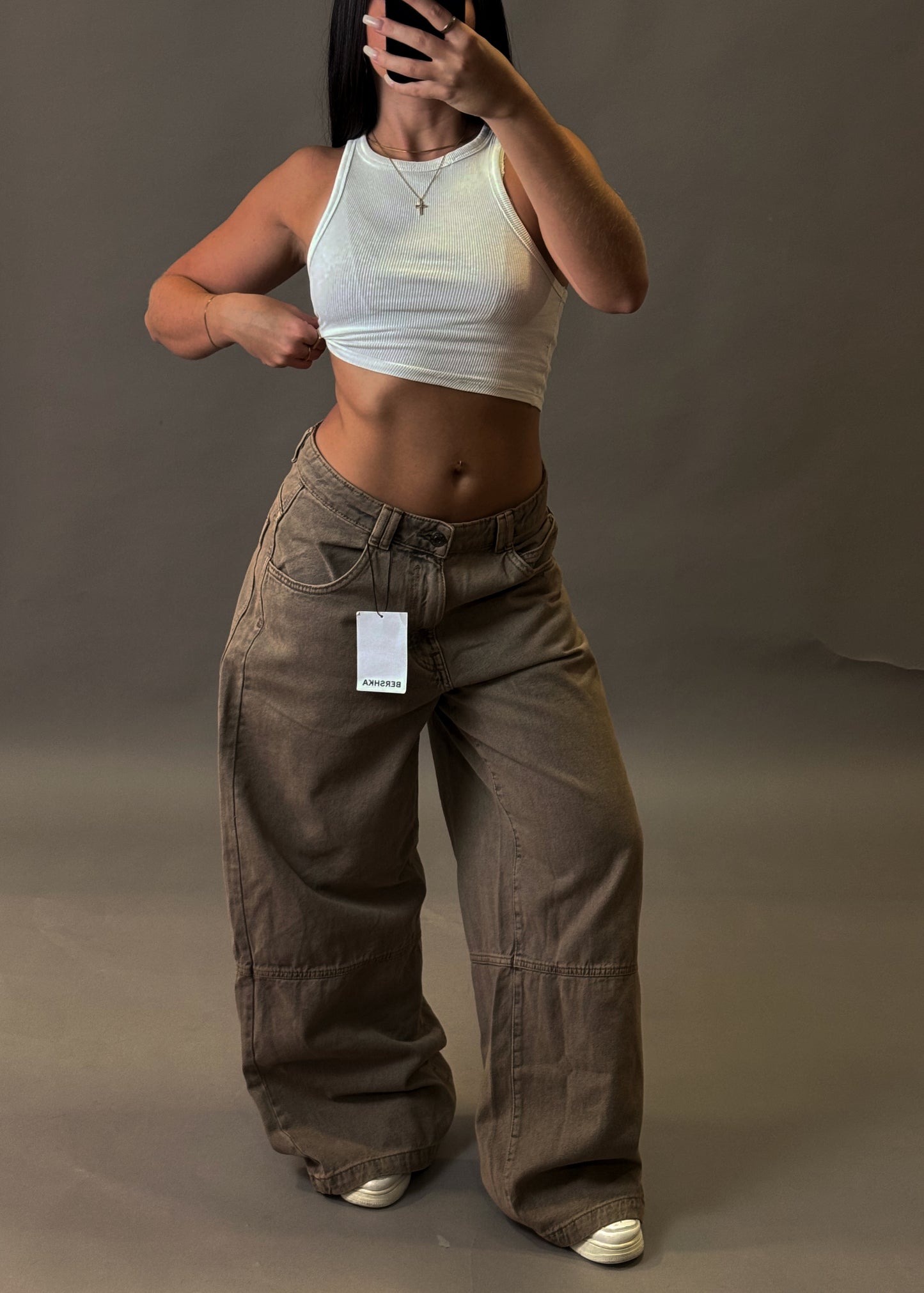 BERSHKA BAGGY RELAX JEANS