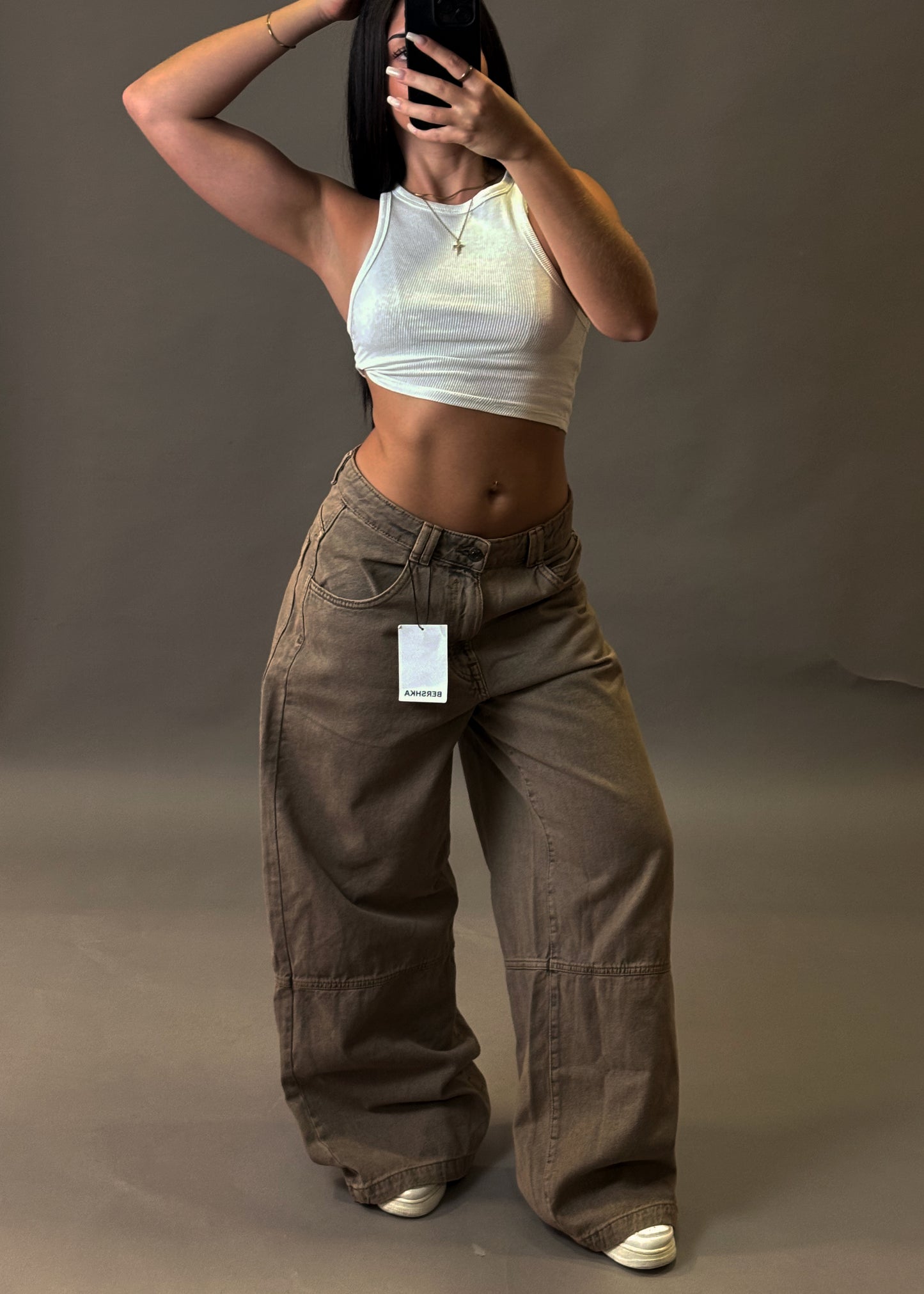 BERSHKA BAGGY RELAX JEANS