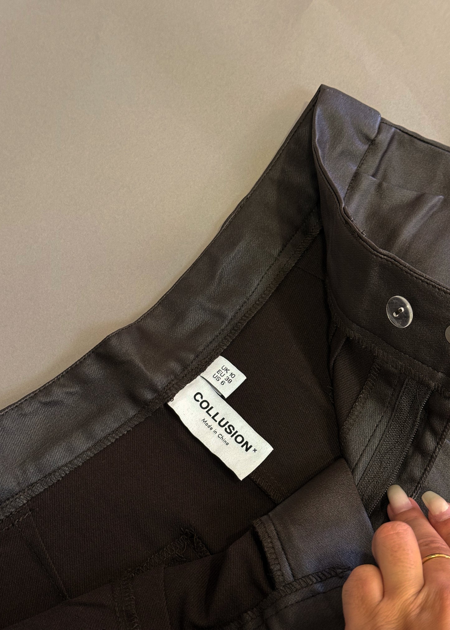 COLLUSION WIDE LEG TROUSERS