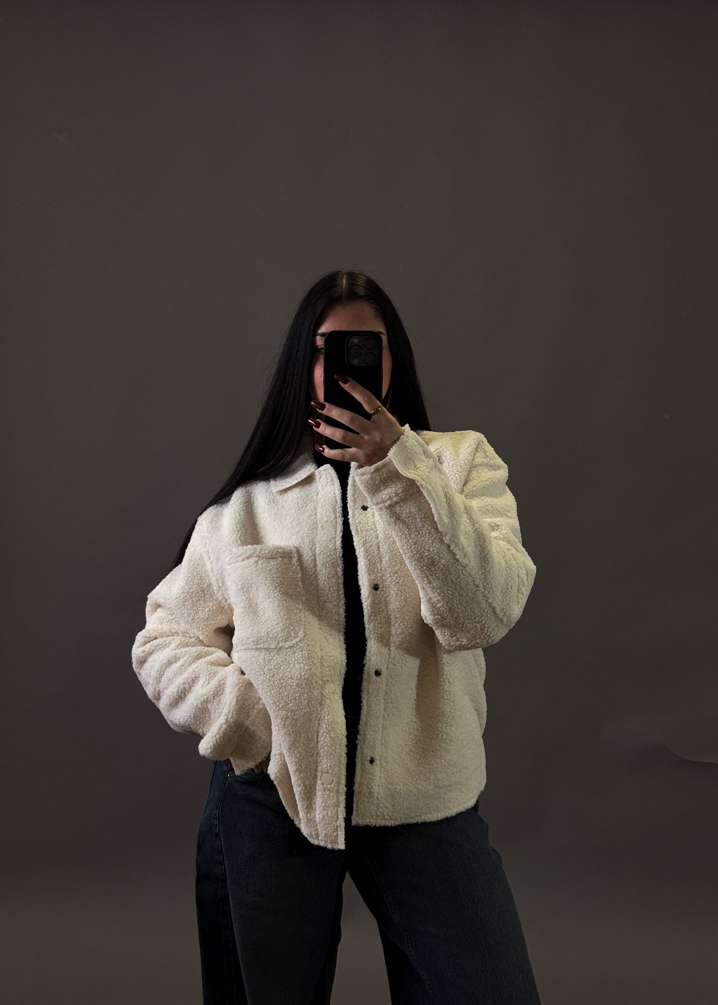 PULL&BEAR FUR JACKET