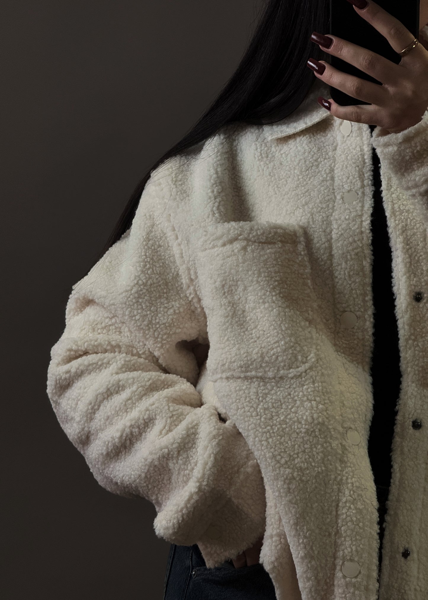PULL&BEAR FUR JACKET