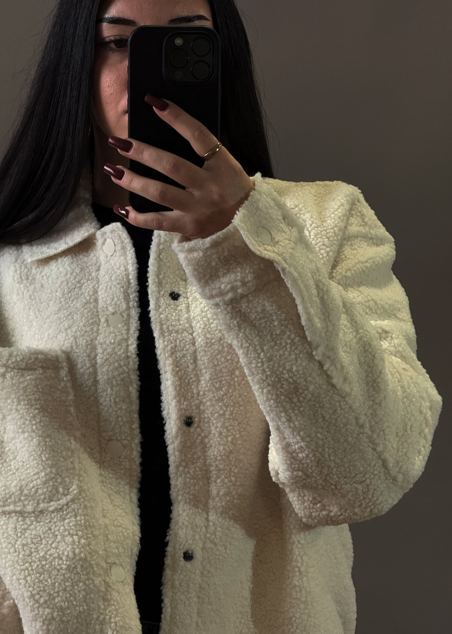 PULL&BEAR FUR JACKET