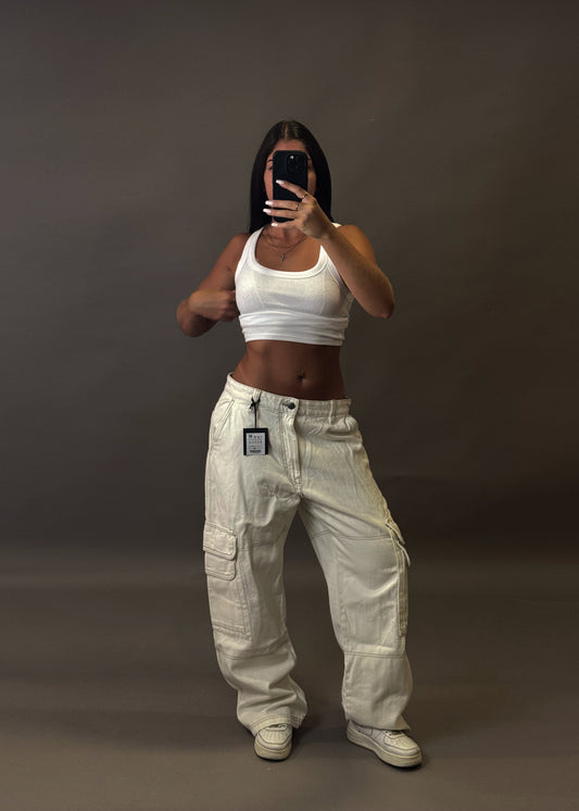 PULL&BEAR BAGGY CARGO JEANS