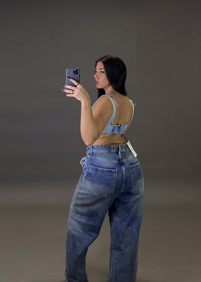 PULL&BEAR DENIM TOP