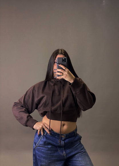 ZARA CROPPED HOODIE