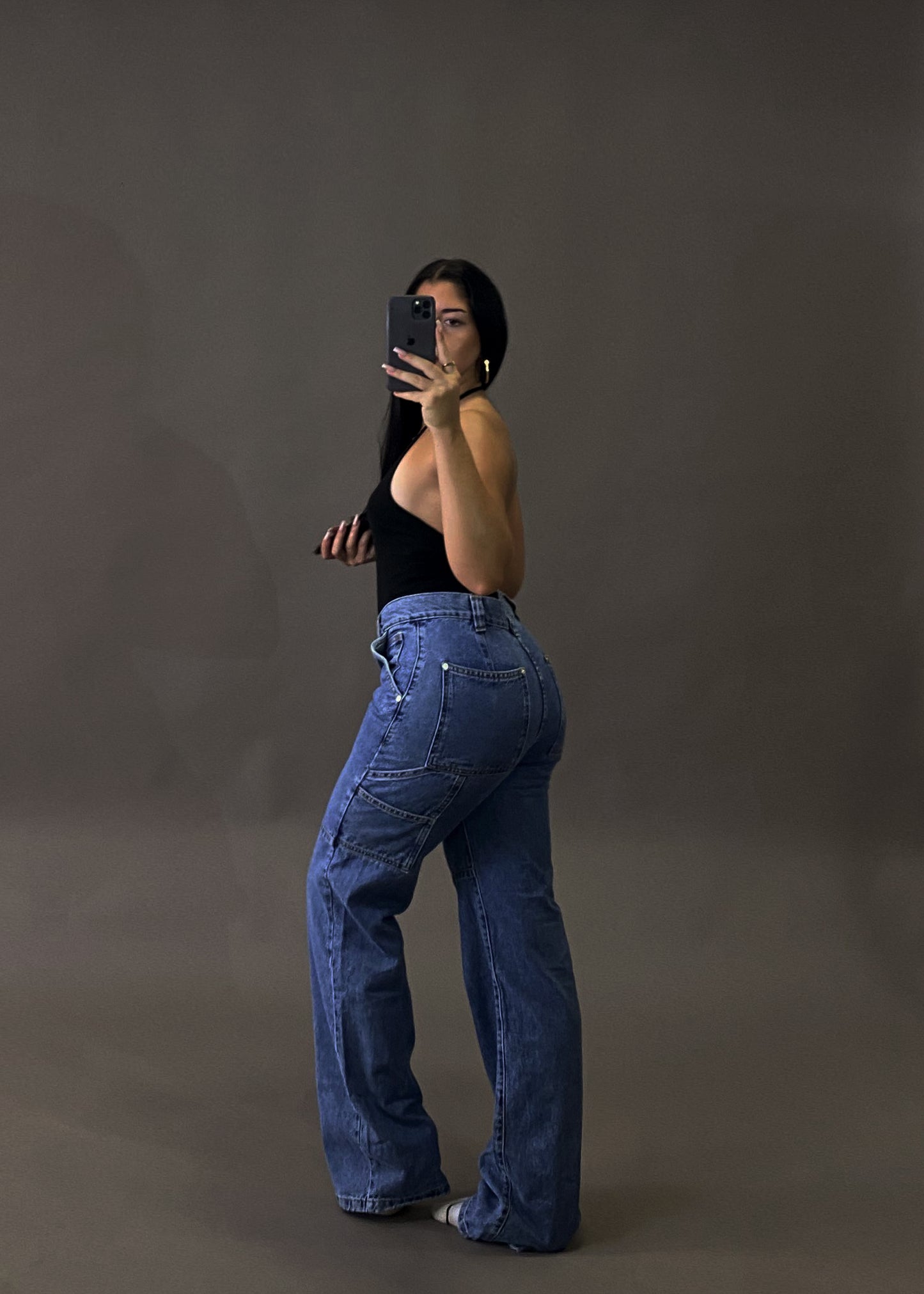 MANGO CARGO BAGGY JEANS