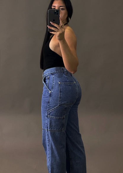 MANGO CARGO BAGGY JEANS