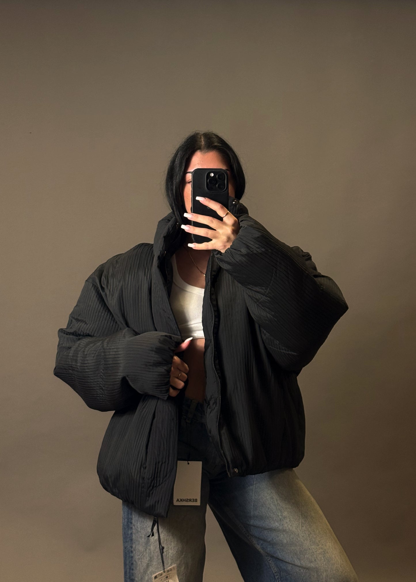 BERSHKA BAGGY PUFFER