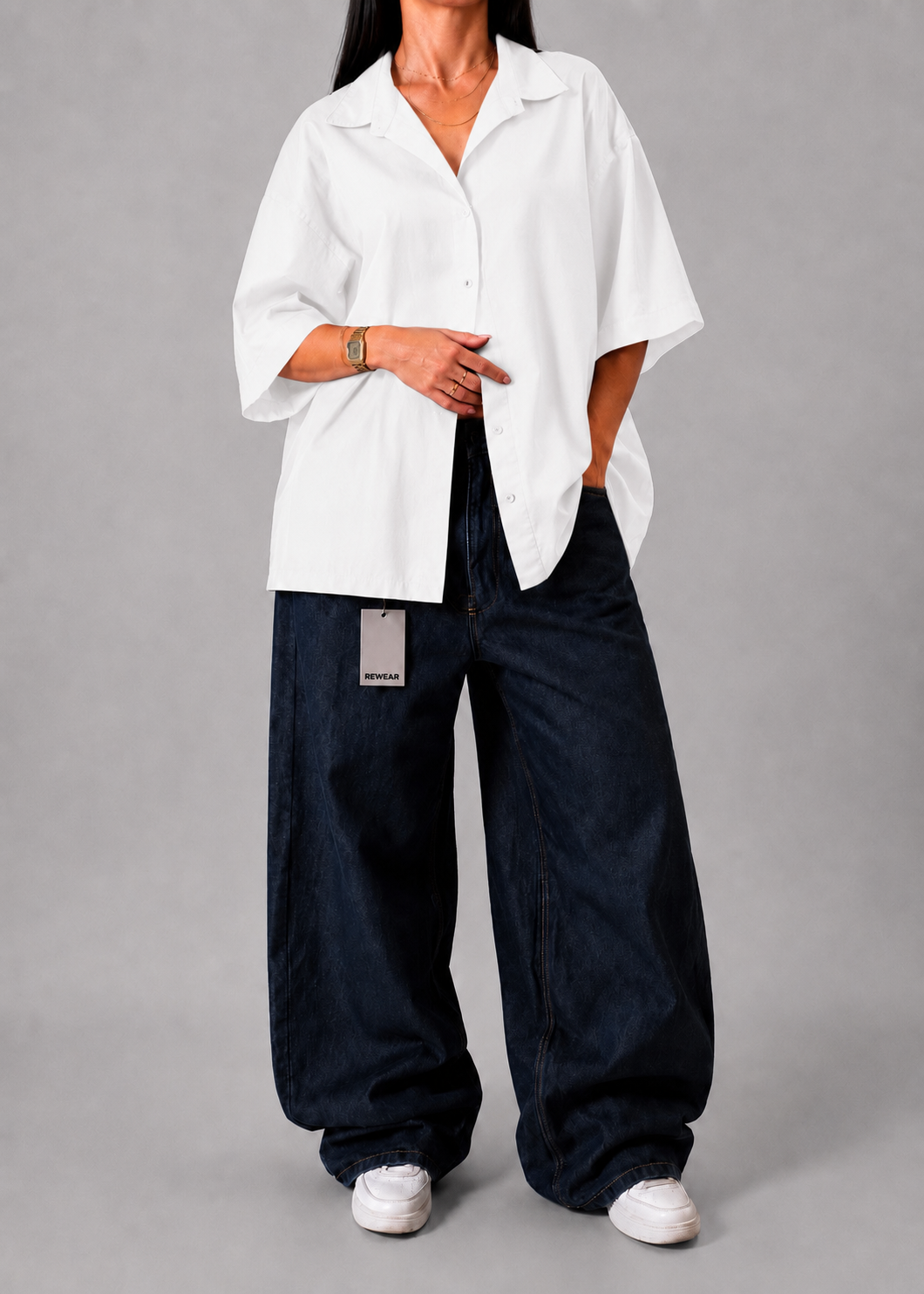 REWEAR OVERSIZED SHIRT