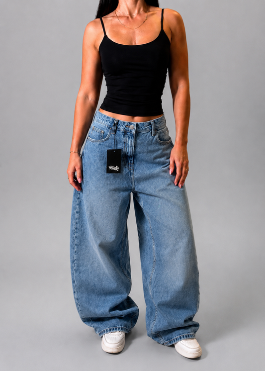 PULL&BEAR BAGGY LOOSE JEANS