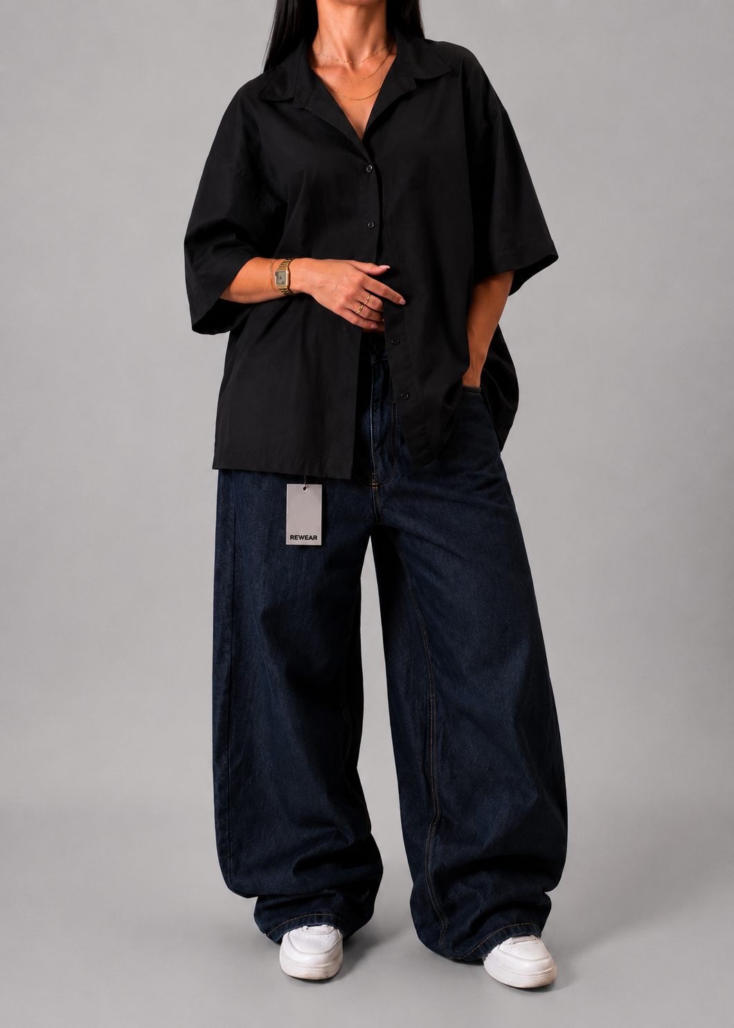 REWEAR OVERSIZED SHIRT