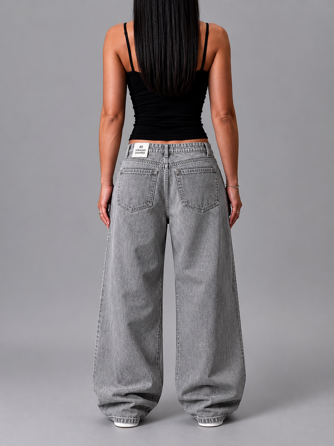 BERSHKA RHINESTONE JEANS