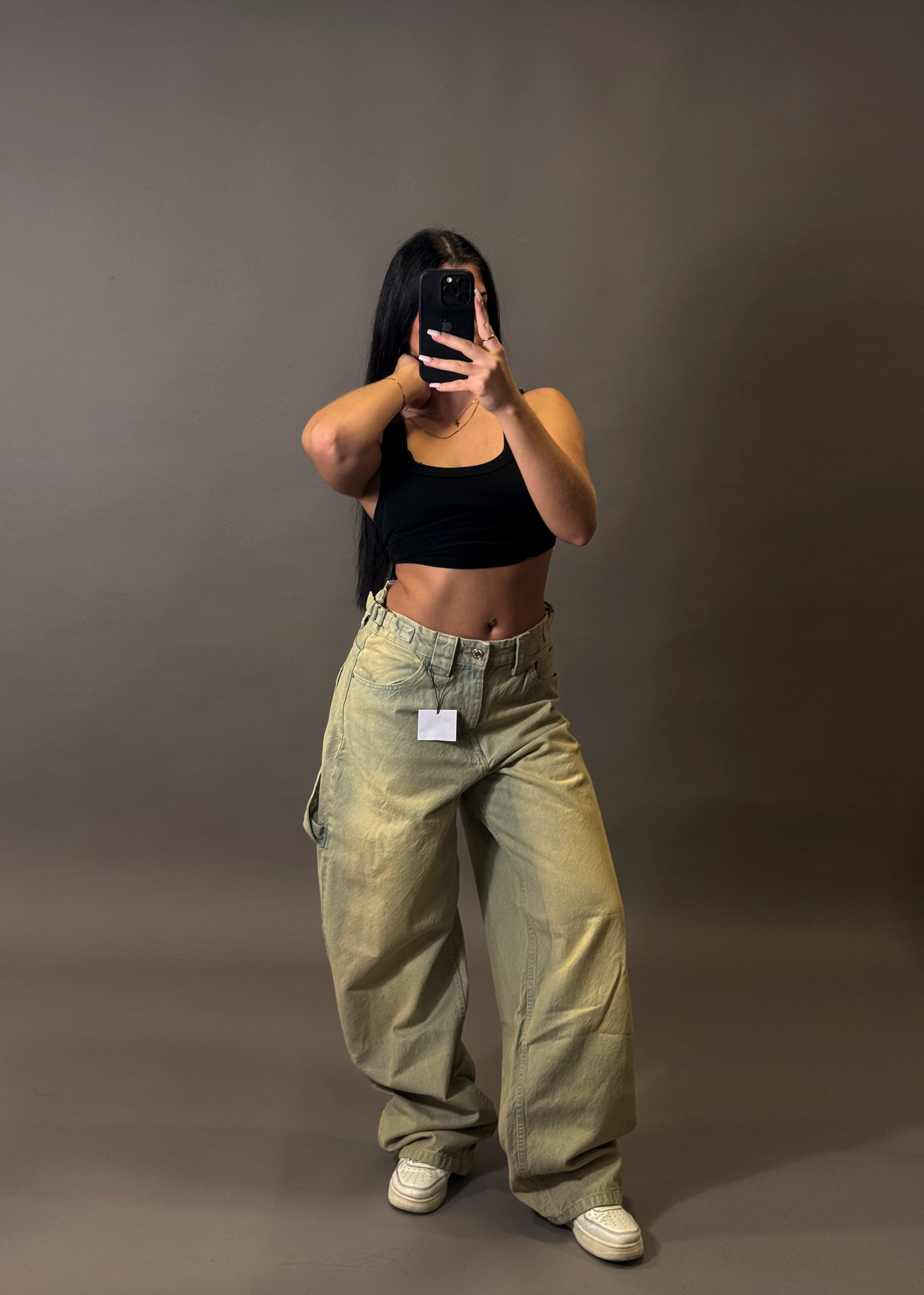 BERSHKA WIDE BALLON JEANS