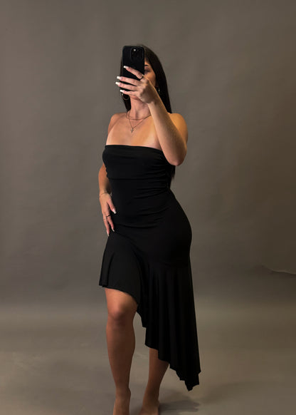 BERSHKA ASYMMETRICAL DRESS