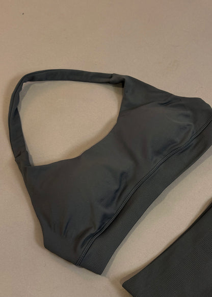 REWEAR ESSENTIAL CHARCOAL GYM SET