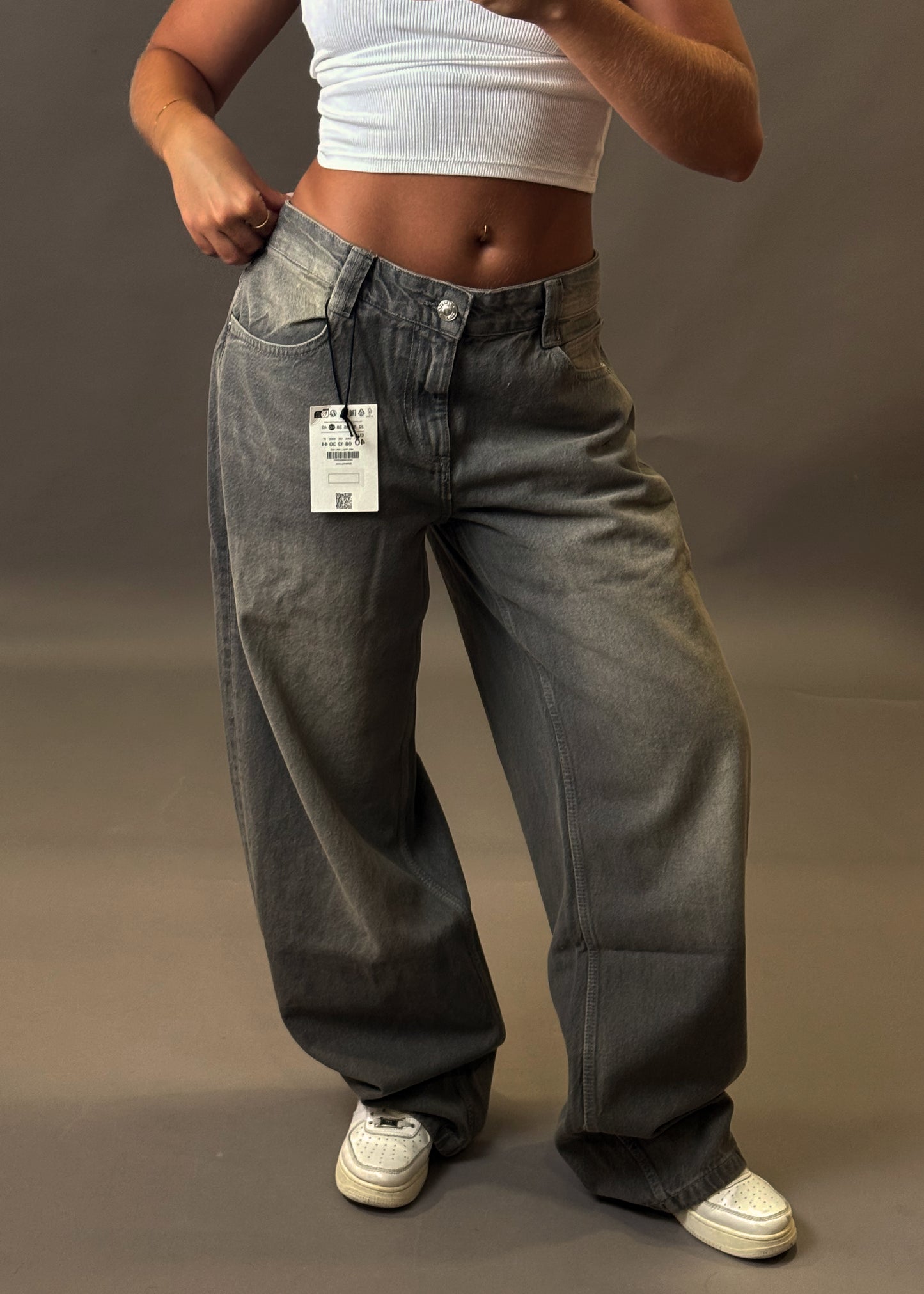 BERSHKA BAGGY BALLON JEANS