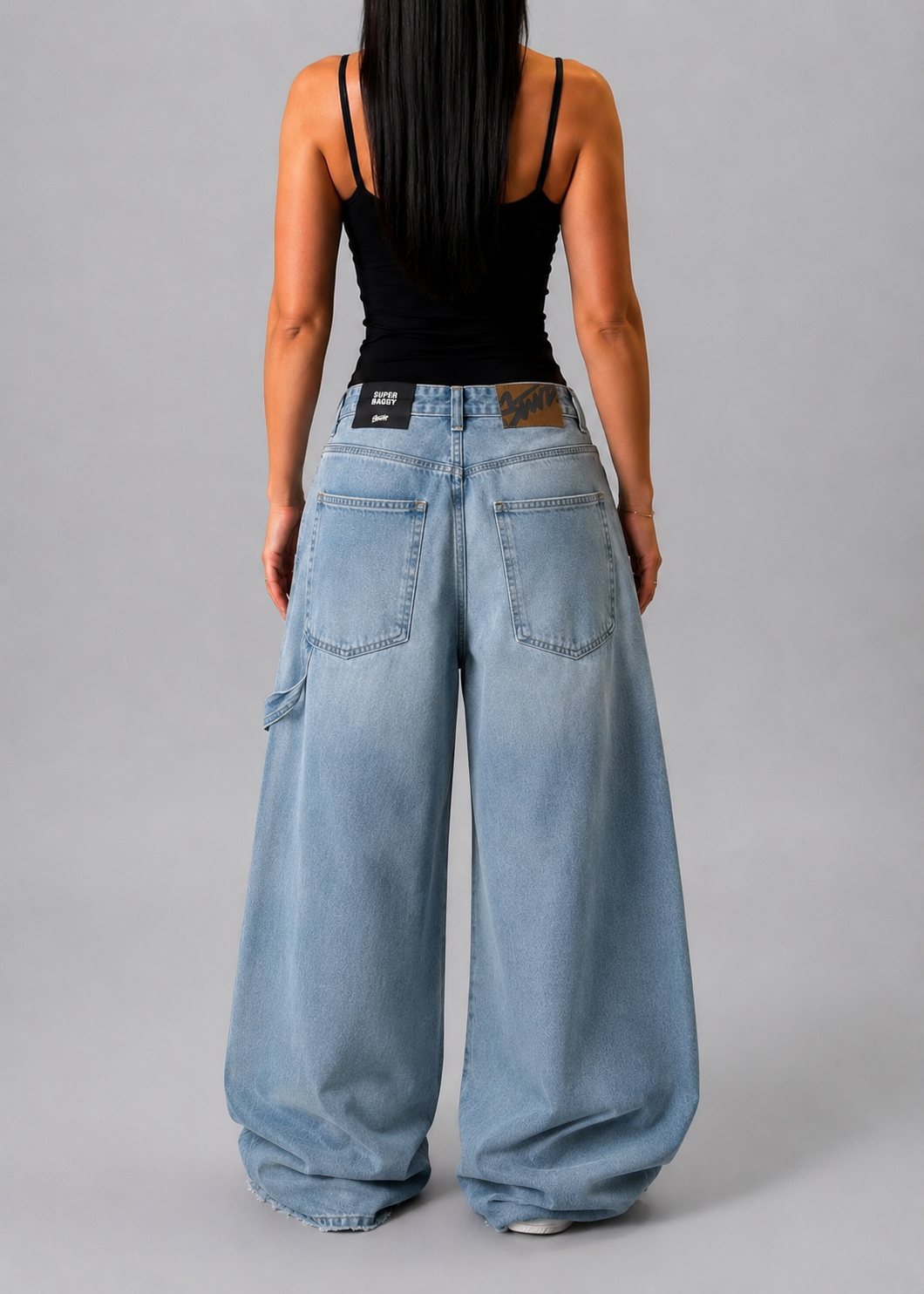 PULL&BEAR BAGGY CARPENTER JEANS