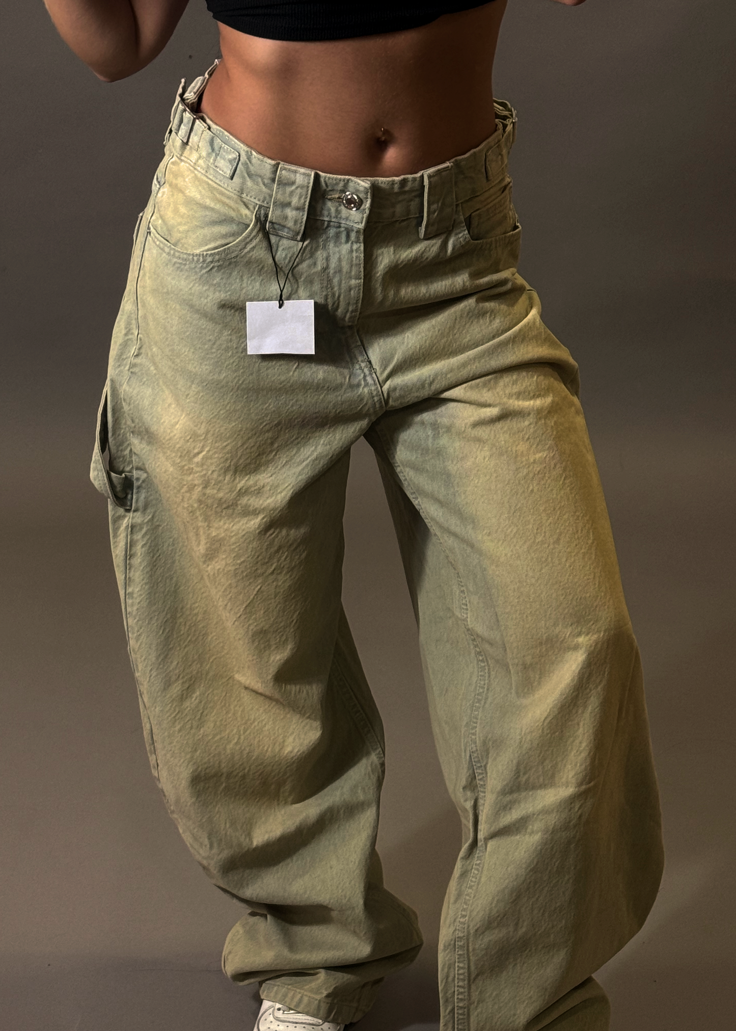 BERSHKA WIDE BALLON JEANS