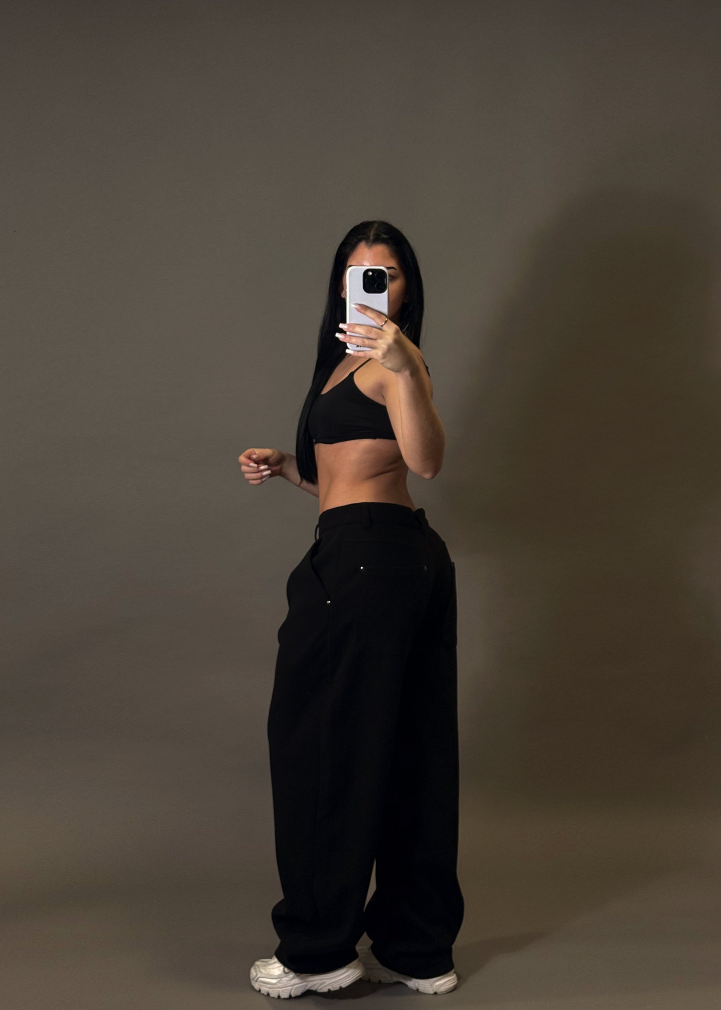 BERSHKA FLANNEL TROUSERS