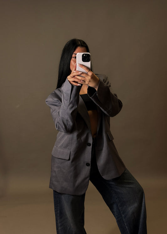 BERSHKA OVERSIZED BLAZER