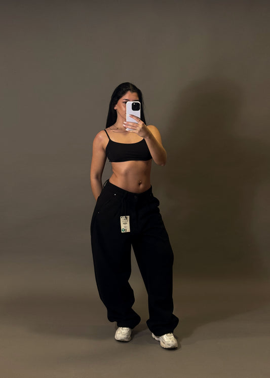 BERSHKA FLANNEL TROUSERS