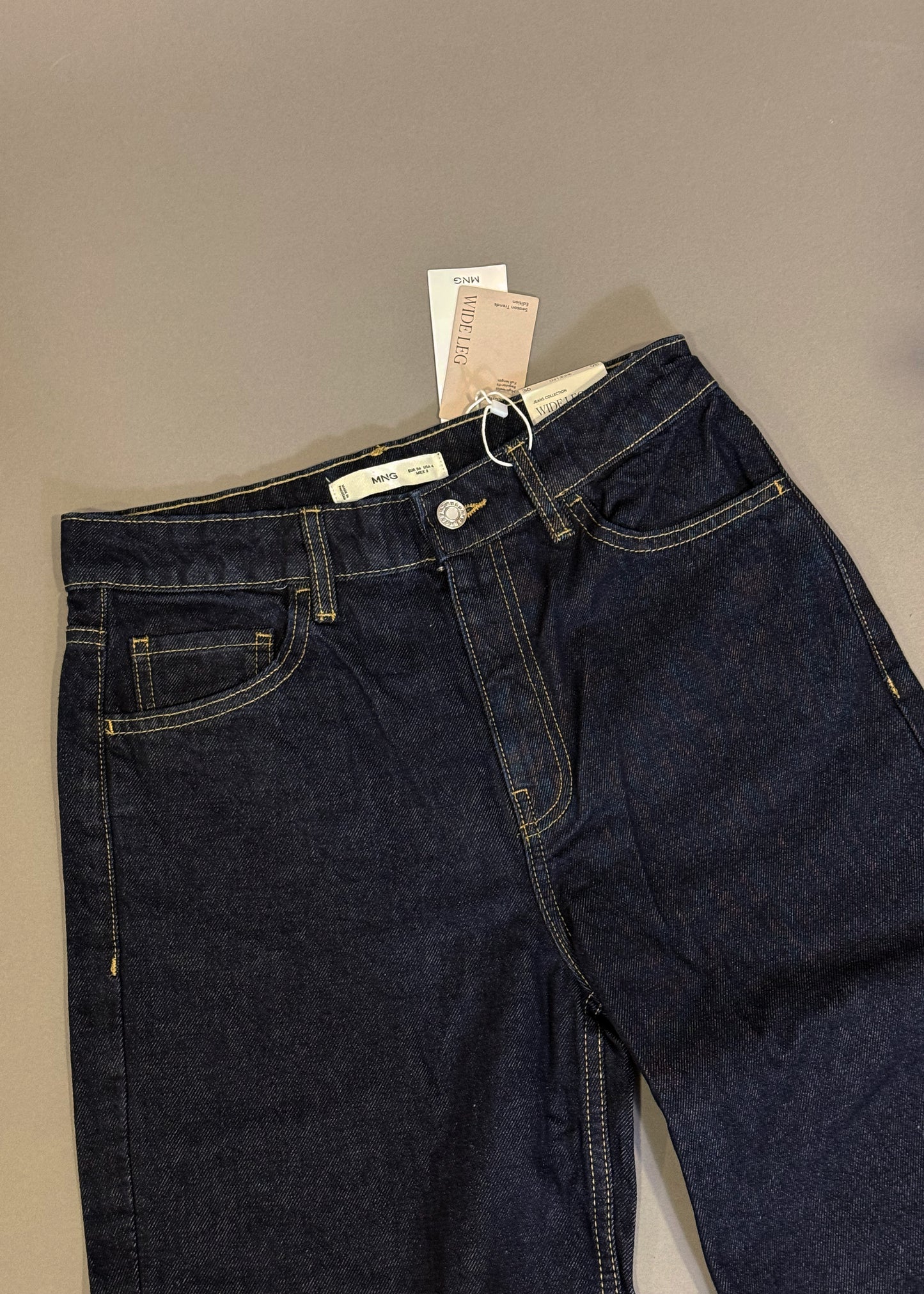 MANGO WIDE LEG JEANS