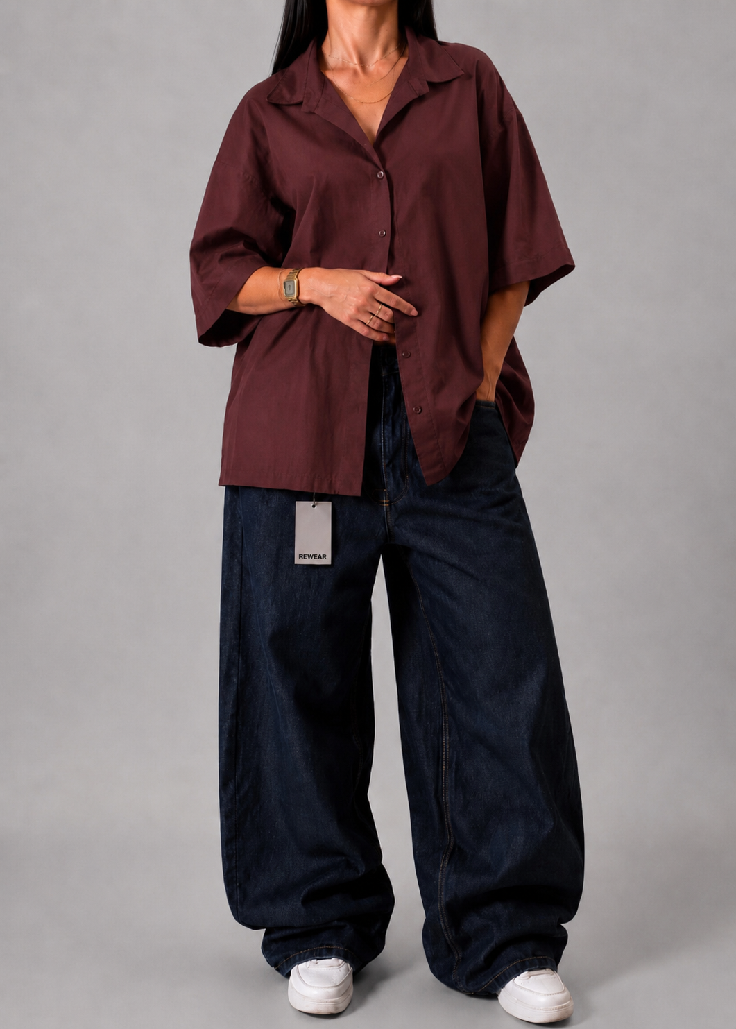 REWEAR OVERSIZED SHIRT