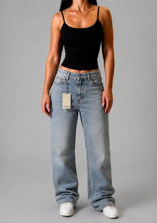 TOPSHOP STRAIGHT JEANS