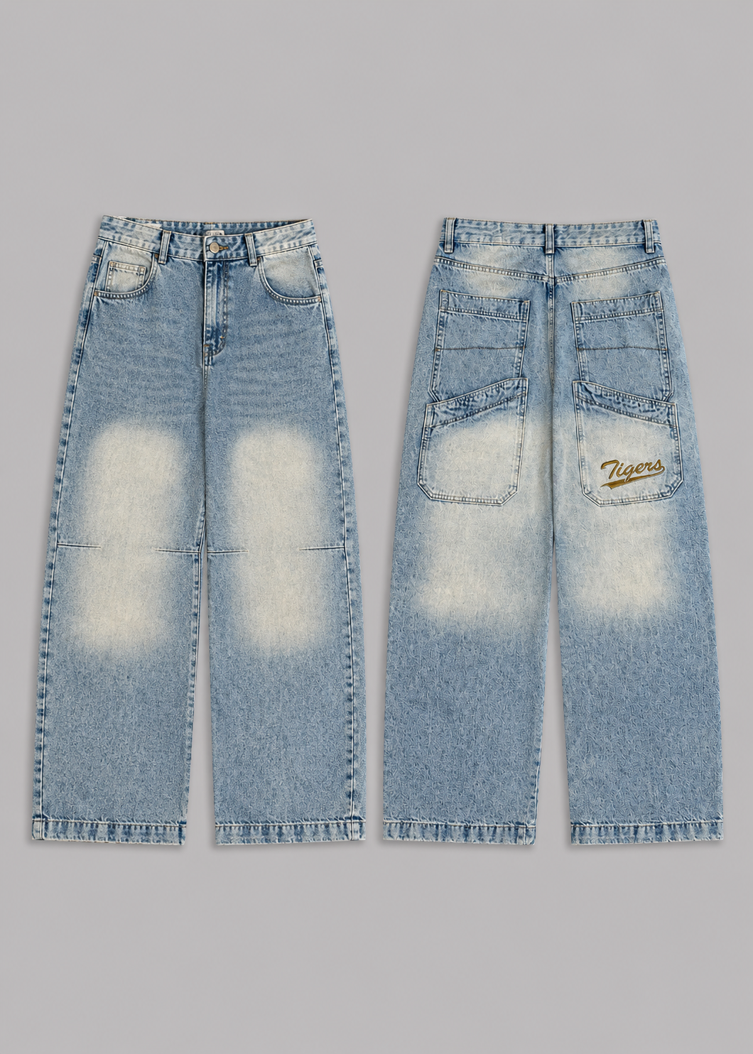 BERSHKA SUPER BAGGY JEANS