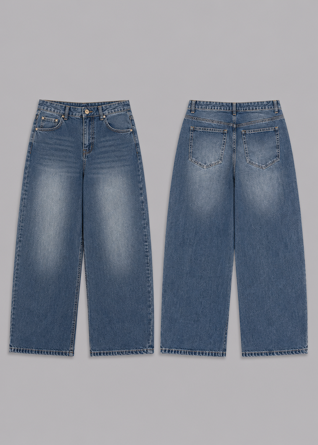 BERSHKA BAGGY BALLOON JEANS