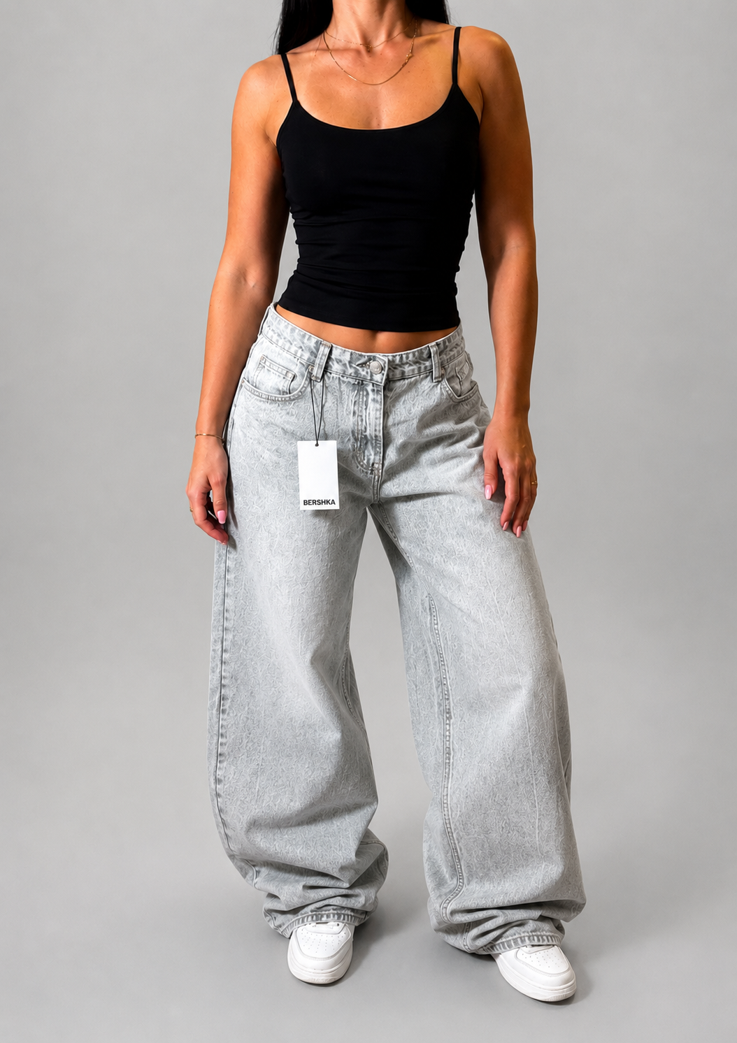 BERSHKA BAGGY BALLOON JEANS