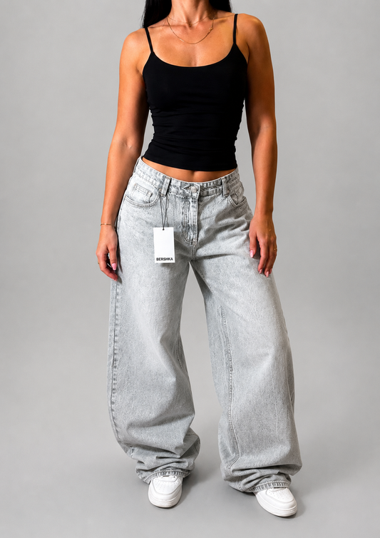 BERSHKA BAGGY BALLOON JEANS