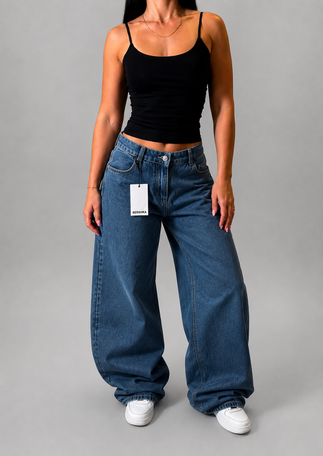 BERSHKA BAGGY BALLOON JEANS