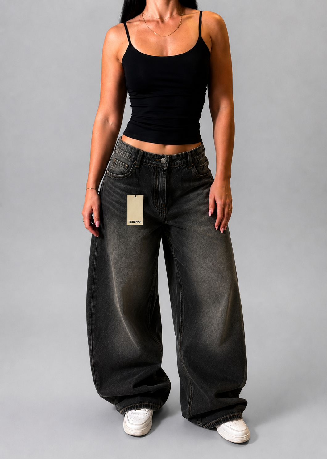BERSHKA BAGGY BALLOON JEANS