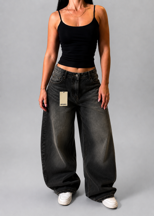 BERSHKA BAGGY BALLOON JEANS