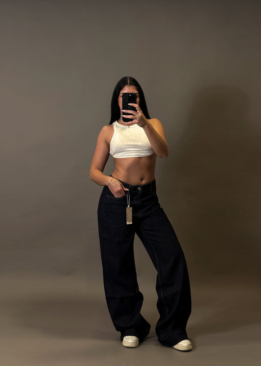 MANGO WIDE LEG JEANS