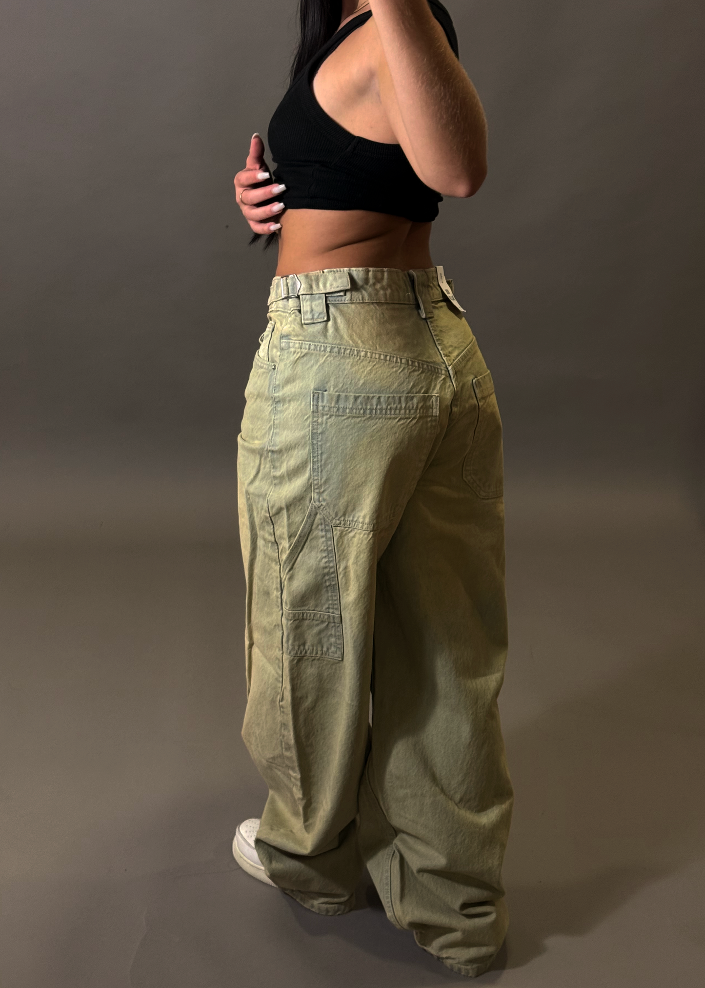 BERSHKA WIDE BALLON JEANS