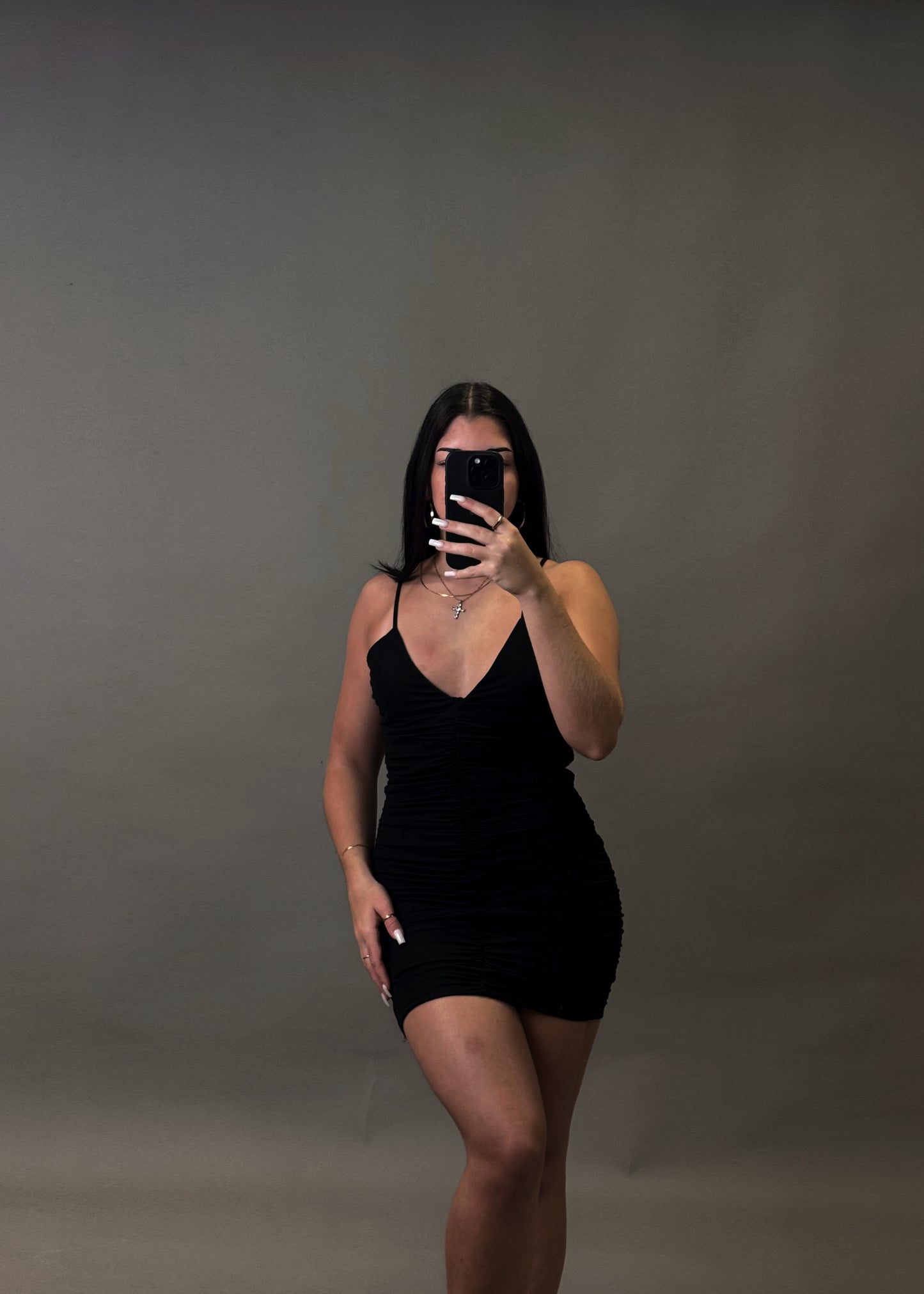 ZARA MINI BLACK DRESS